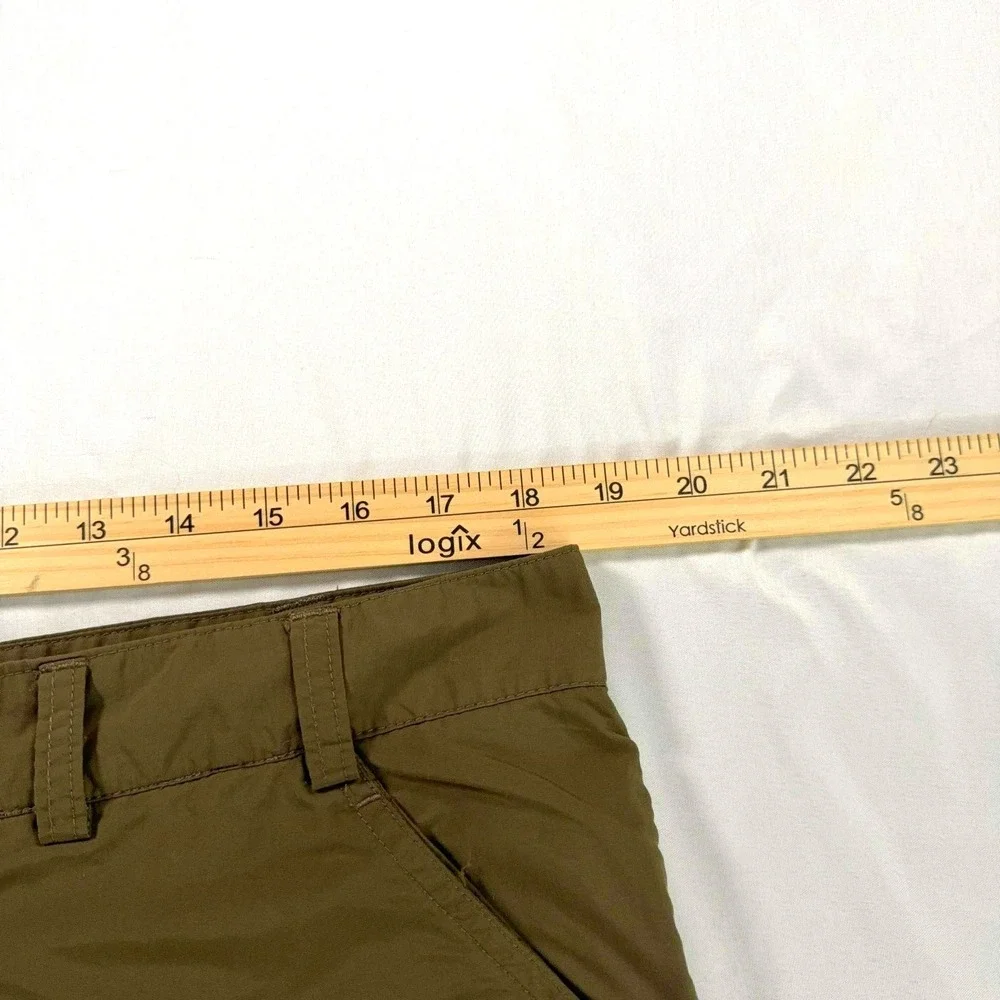 SCOTTeVEST Travel Shorts Olive Green Hiking MultiPocket 7